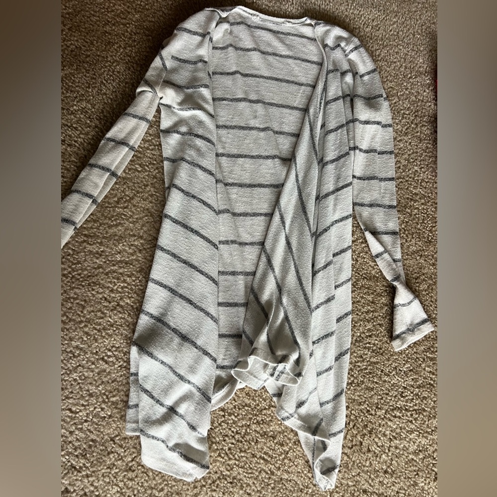 Target white and gray soft cardigan size xsmall